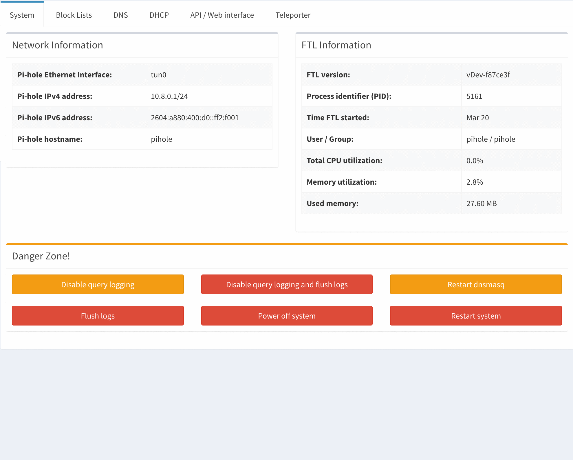 pi-hole/web:Pi-hole Dashboard for stats and more_PHP - GitCode开源社区